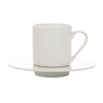 Porselen Alumilite Tabaklı Kahve Fincanı