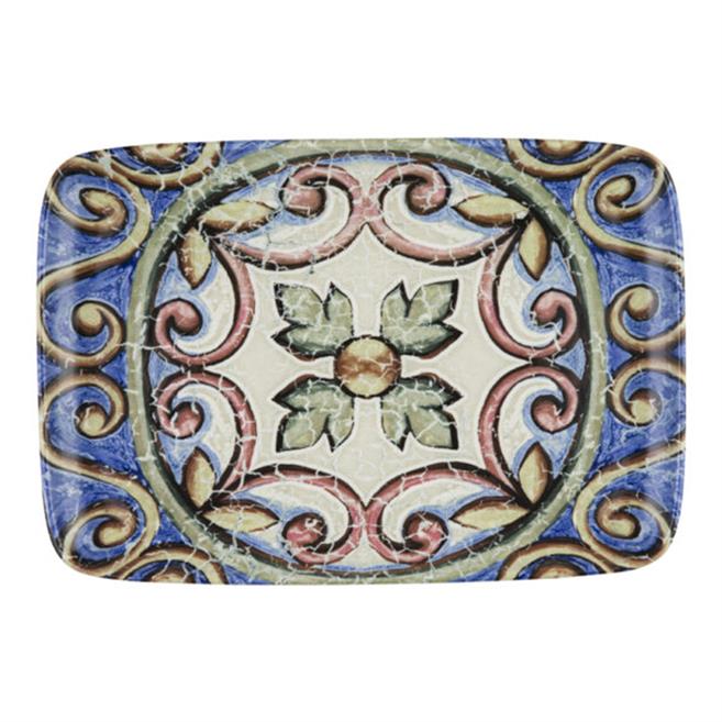 Porser Amalfi Quadro Dikdörtgen Tabak 37 cm