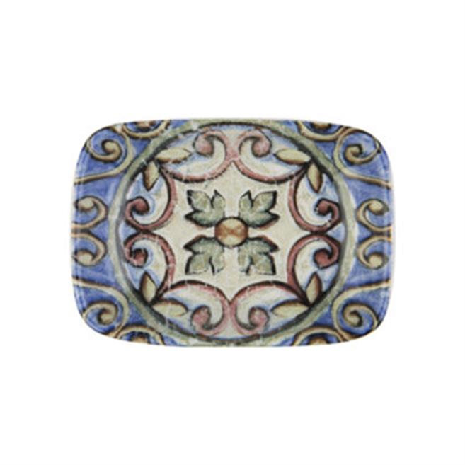 Porser Amalfi Quadro Dikdörtgen Kayık Tabak 15 cm