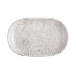 Porser Grigio Oval Kayık Tabak 18 cm