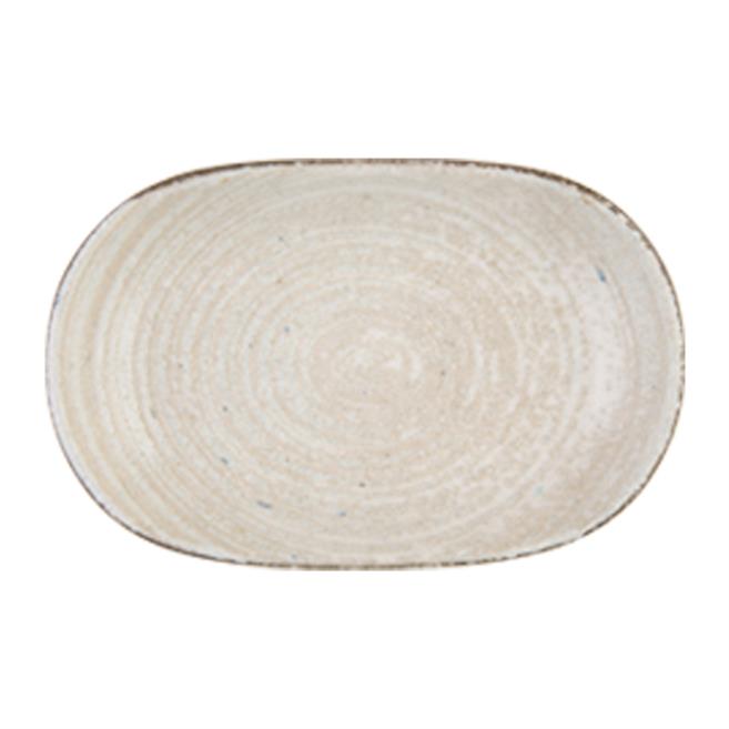 Porser Mocha Magnus Oval Kayık Tabak 33 cm