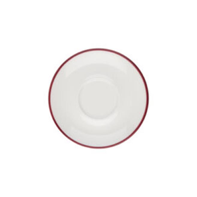 Porser Modest Maroon Lona Fincan Tabağı 12 cm