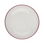 Porser Modest Maroon Valle Çukur Tabak 22 cm