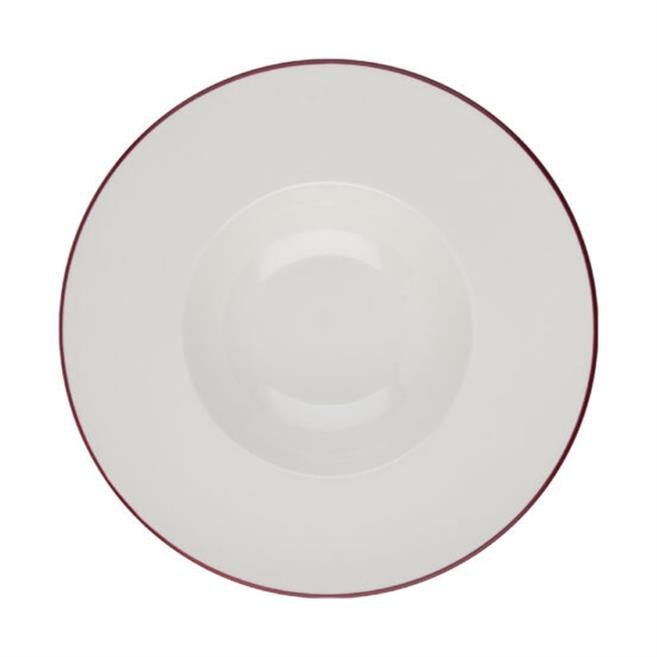 Porser Modest Maroon Miro Çukur Tabak 29 cm