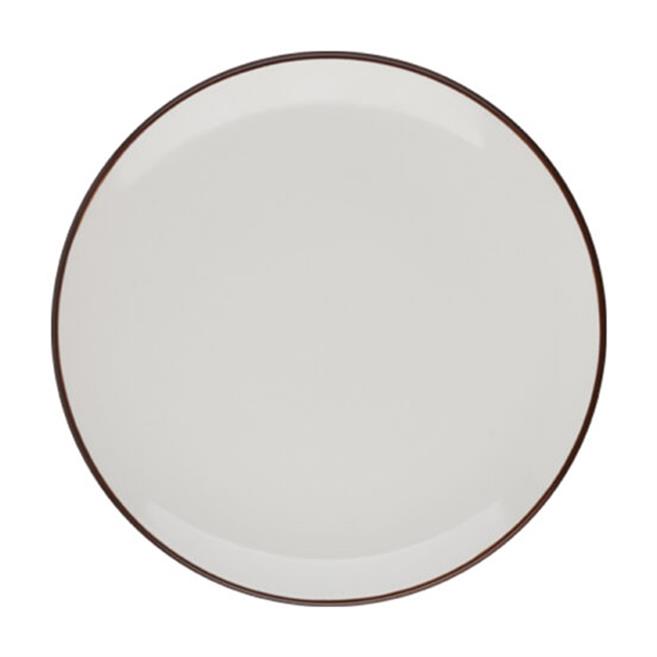 Porser Modest Brown Düz Tabak 21 cm