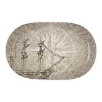 Porser Piri Oval Kayık Tabak 28 cm