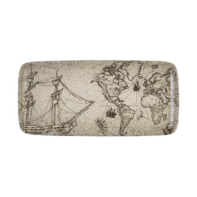 Porser Piri Dikdörtgen Tabak 35 cm