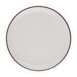 Porser Modest Brown Düz Tabak 25 cm