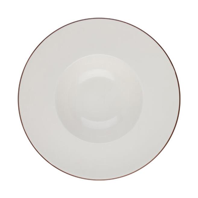 Porser Modest Brown Geniş Yanaklı Risotto Tabağı 29 cm