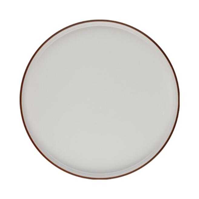 Porser Modest Brown Düz Tabak 21 cm