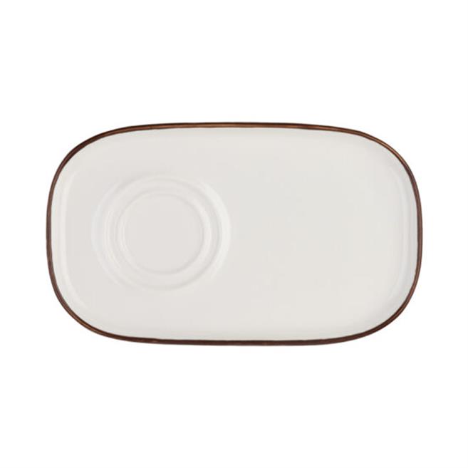 Porser Modest Brown Sunum Tabağı 22 cm