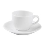 Porselen Soley Beyaz Tabaklı Kahve Finca