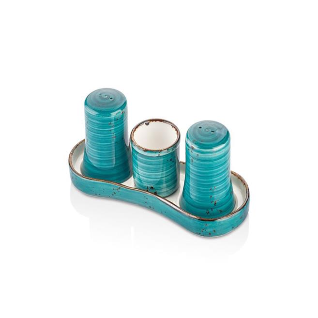 Tropıcal Gastro Tuzluk Biberlik Kürdanlık Seti