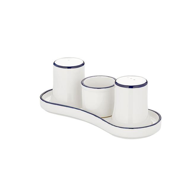 Cobalt Gastro Tuzluk Biberlik Kürdanlık Seti