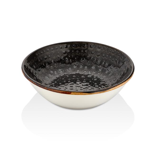 Cowry Black Flavor 21 Cm Çukur Tabak 800 Cc