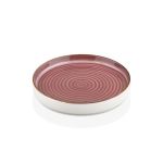 Rose Helix 23 Cm Düz Tabak Rölyefsiz