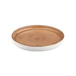 Vıntage Helix 23 Cm Düz Tabak Rölyefsiz