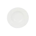 Porselen Fourline Beyaz Çukur Tabak 25Cm