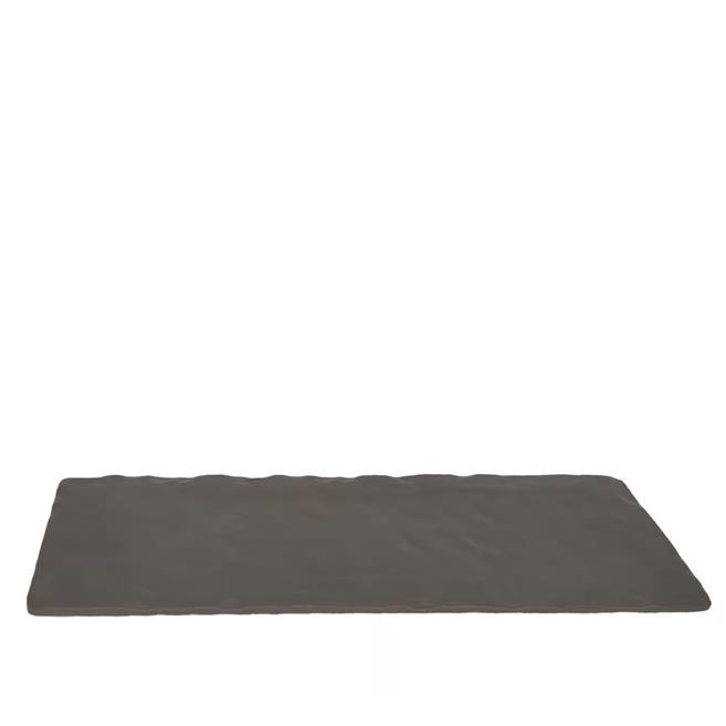 Gri Melamin Dikdörtgen Slate Tabak 50X25Cm