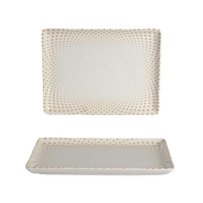 Flora Dikdörtgen Servis Tabağı 30 cm