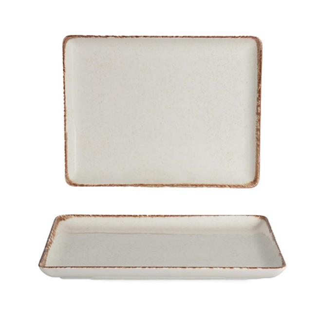 Flora Dikdörtgen Servis Tabağı 24 cm