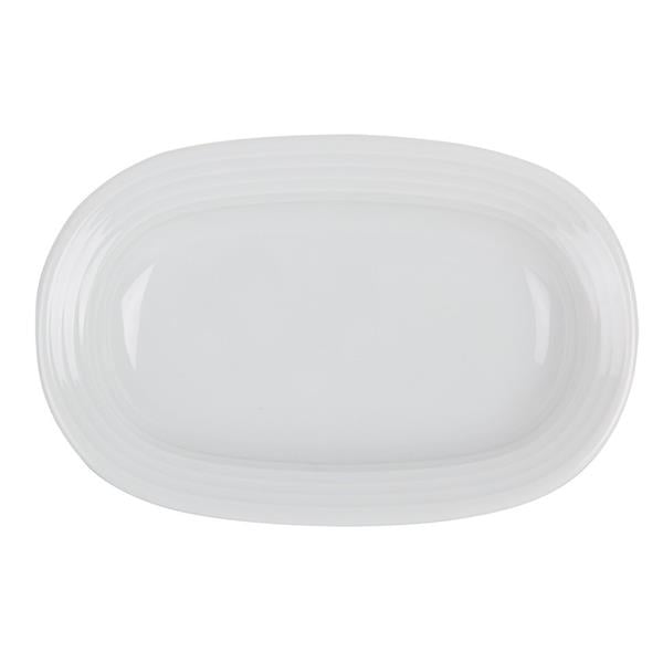 Porselen Focus Beyaz Kayık Tabak 17Cm  