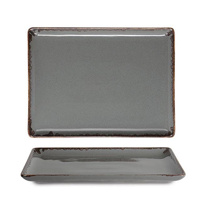 Flora Dikdörtgen Servis Tabağı 30 cm