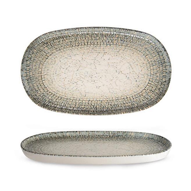 Toledo Oval Düz Tabak 35 cm