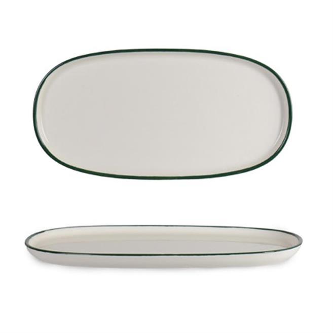 Toledo Oval Düz Tabak 30 cm
