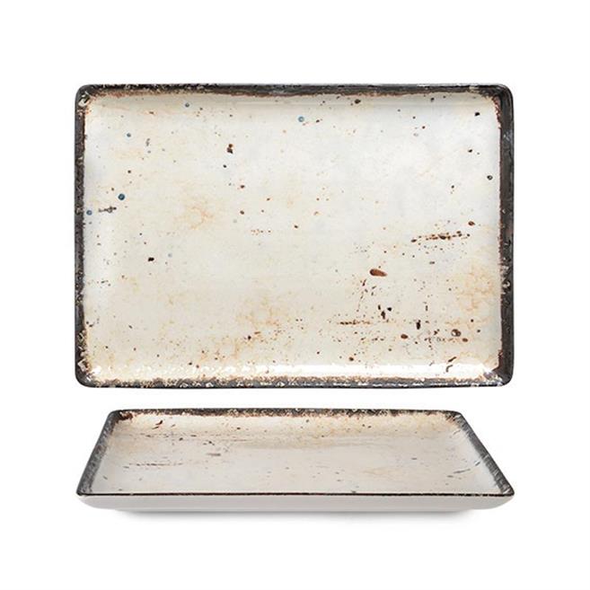 Flora Dikdörtgen Servis Tabağı 30 cm