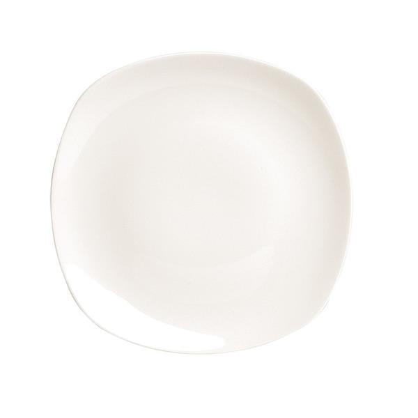 Porselen Square Alumilite Düz Tabak 16Cm