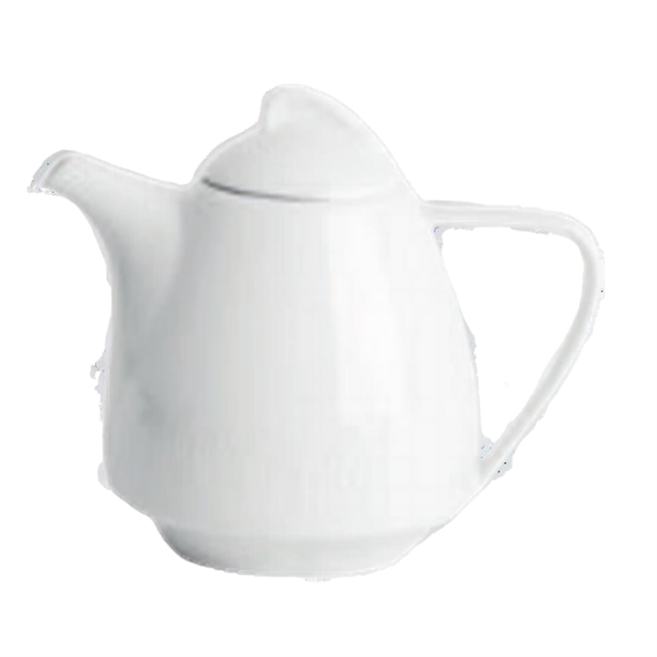 Porselen Lara Beyaz Kapaklı Kahvedanlık 