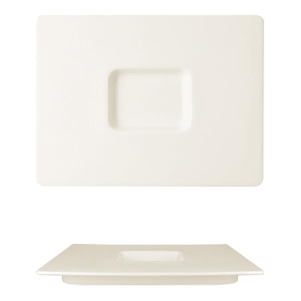 Porselen All Spice Kare Bölmeli Dikdörtgen Tabak