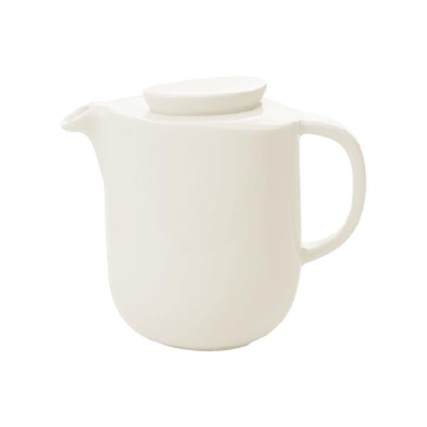 Porselen Nabur Kapaklı Kahve Demliği