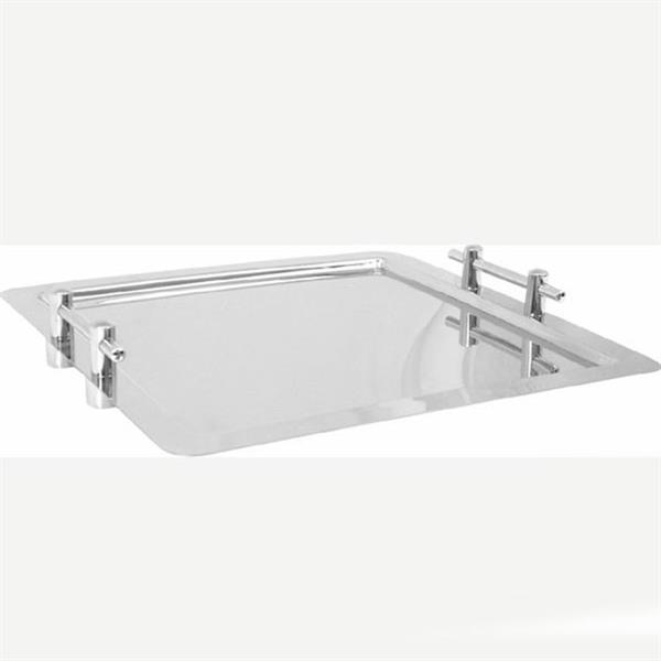 Kulplu Çelik Teşhir Tepsi