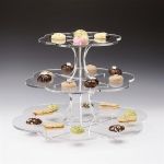 3 Katlı Papatya Model Akrilik Teşhir Standı