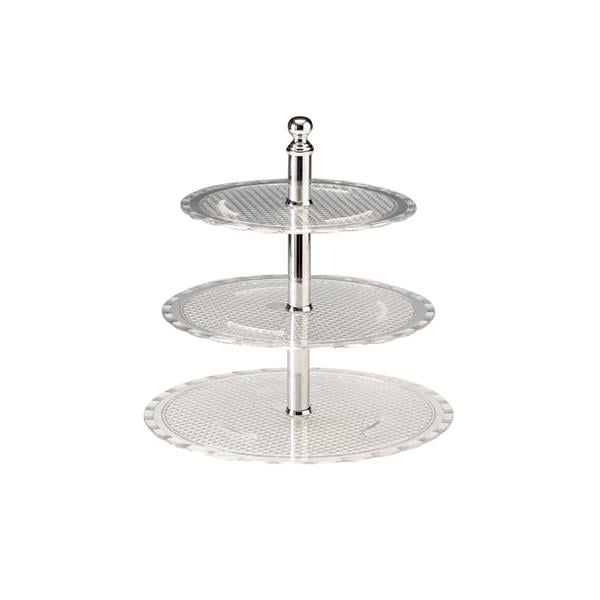 3 Katlı Polikarbonat Pasta Standı