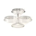 3'lü Polikarbonat Kaseli Teşhir Standı