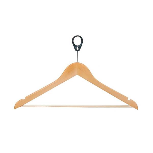 Ahşap Askı Plastik Halkalı