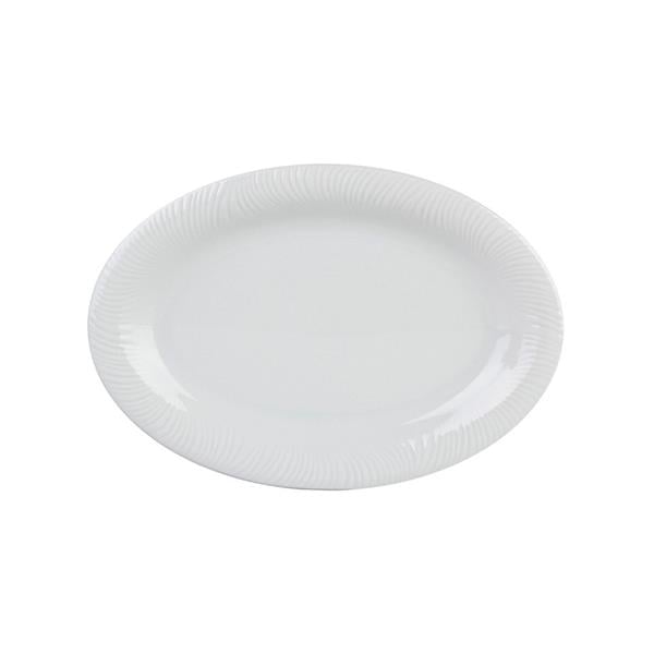 Porselen Lara Beyaz Kayık Tabak 17Cm  