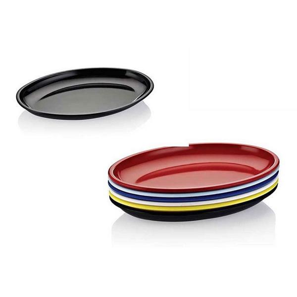 Renkli Melamin Oval Tabak