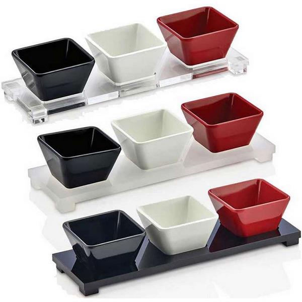 Açık Büfe Kare Standlı Sosluk Takımı