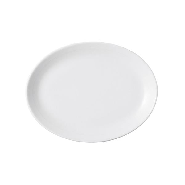 Porselen Soley Beyaz Kayık Tabak 18Cm  