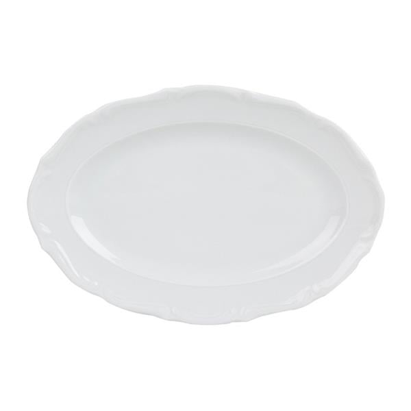 Porselen Maria Beyaz Kayık Tabak 22Cm  