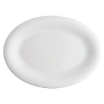 Porselen Collet Beyaz Desen1 Kayık Tabak