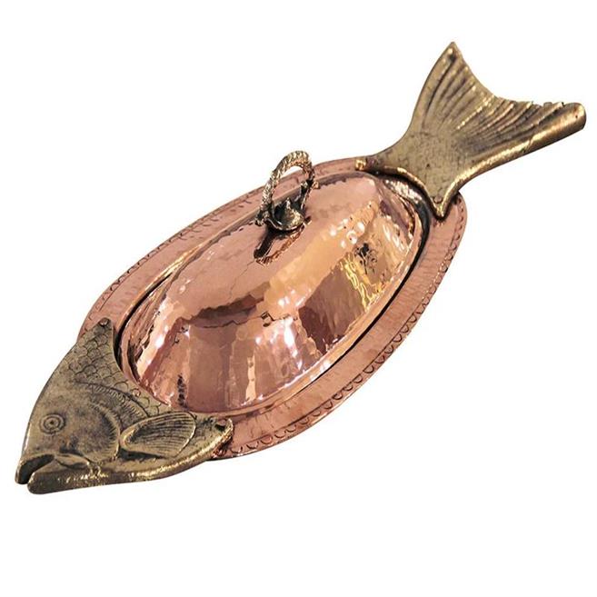 Bakır Balık Kayık 51 cm