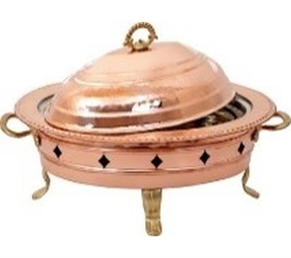 Bakır Kömür Reşolu Kapaklı Kayık Sahan 35 cm