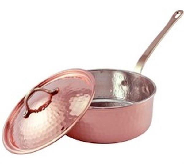 Bakır Derin Tencere Tek Kulp 4000 cc