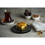 Yuvarlak Tabak - Oluklu Düz Kenar