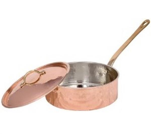 Bakır Karnıyarık Tencere Tek Kulp 3000 cc